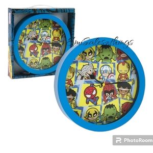 New Marvel Kawaii Wall Clock - 9.5" - kids adults